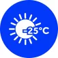 Нагрев до -25°С
